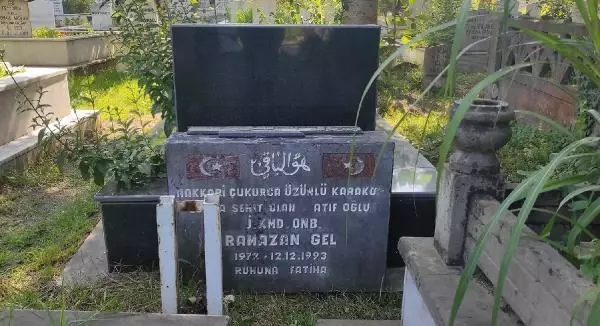 Şehit mezarında kahreden görüntü! Muhtar isyan etti: Böyle bir hırsızlık olur mu?