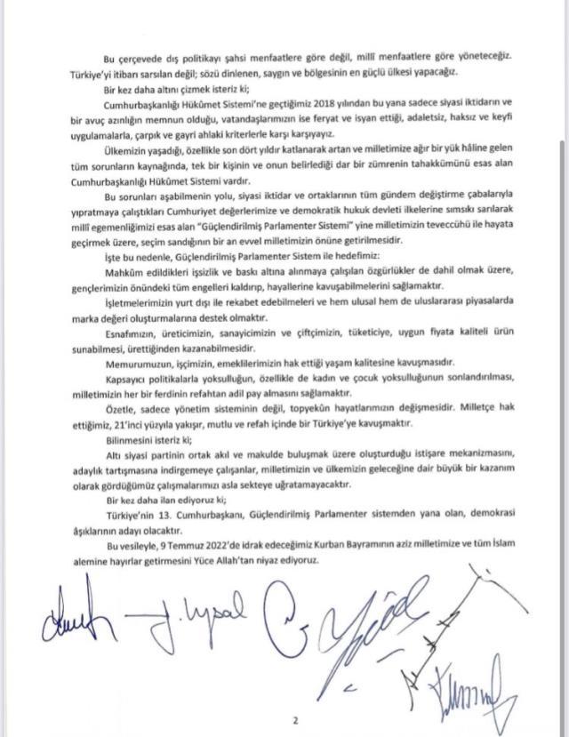 Altılı masa beşinci kez toplandı! Liderlerden ortak açıklama geldi Altılı masa beşinci kez toplandı! Liderlerden ortak açıklama geldi