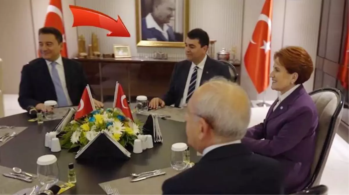 6'lı masa toplantısına damga vurdu! İşte Meral Akşener'in 6 ayrı obje ile verdiği mesaj