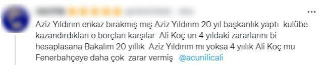 Acun Ilıcalı'dan Aziz Yıldırım'a olay sözler! Fenerbahçe taraftarı ayaklandı