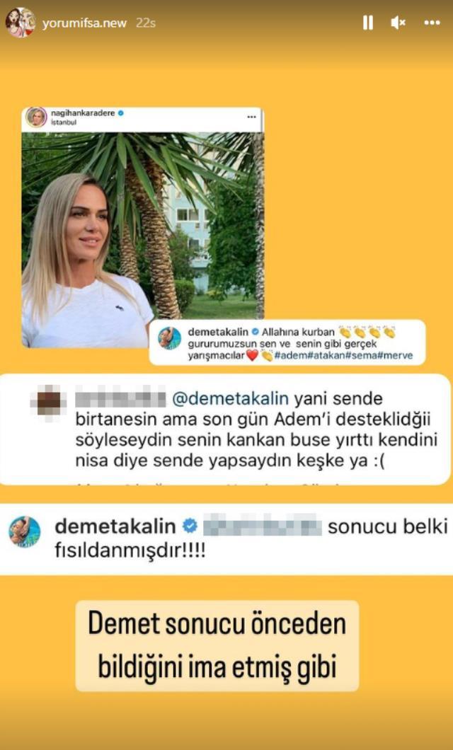 Demet Akalın, Survivor şampiyonunu daha önceden bildiğini ima etti: Sonucu belki fısıldanmıştır