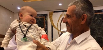 Türkiye'nin en küçük ve en yaşlı hacı adayları kutsal topraklardaEn küçük hacı adayı 4 aylık Mustafa Eymen