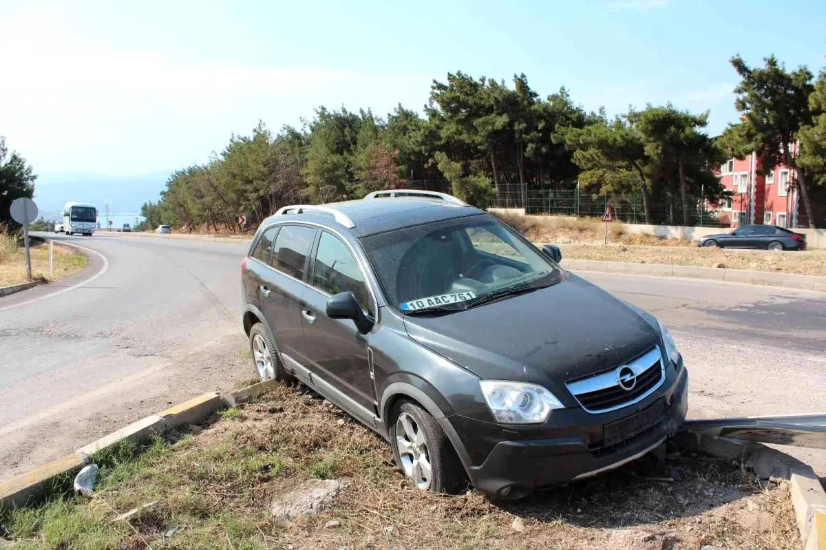 Bandırma'da trafik kazası: 1 yaralı