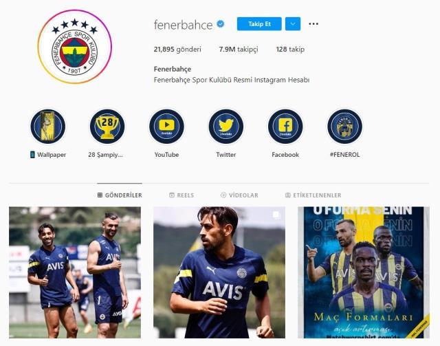 Fenerbahçe'nin resmi Instagram hesabı erişim probleminin ardından tekrar açıldı