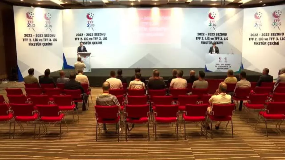 TFF 2. Lig'de 2022-2023 sezonunun fikstür çekimi yapıldı