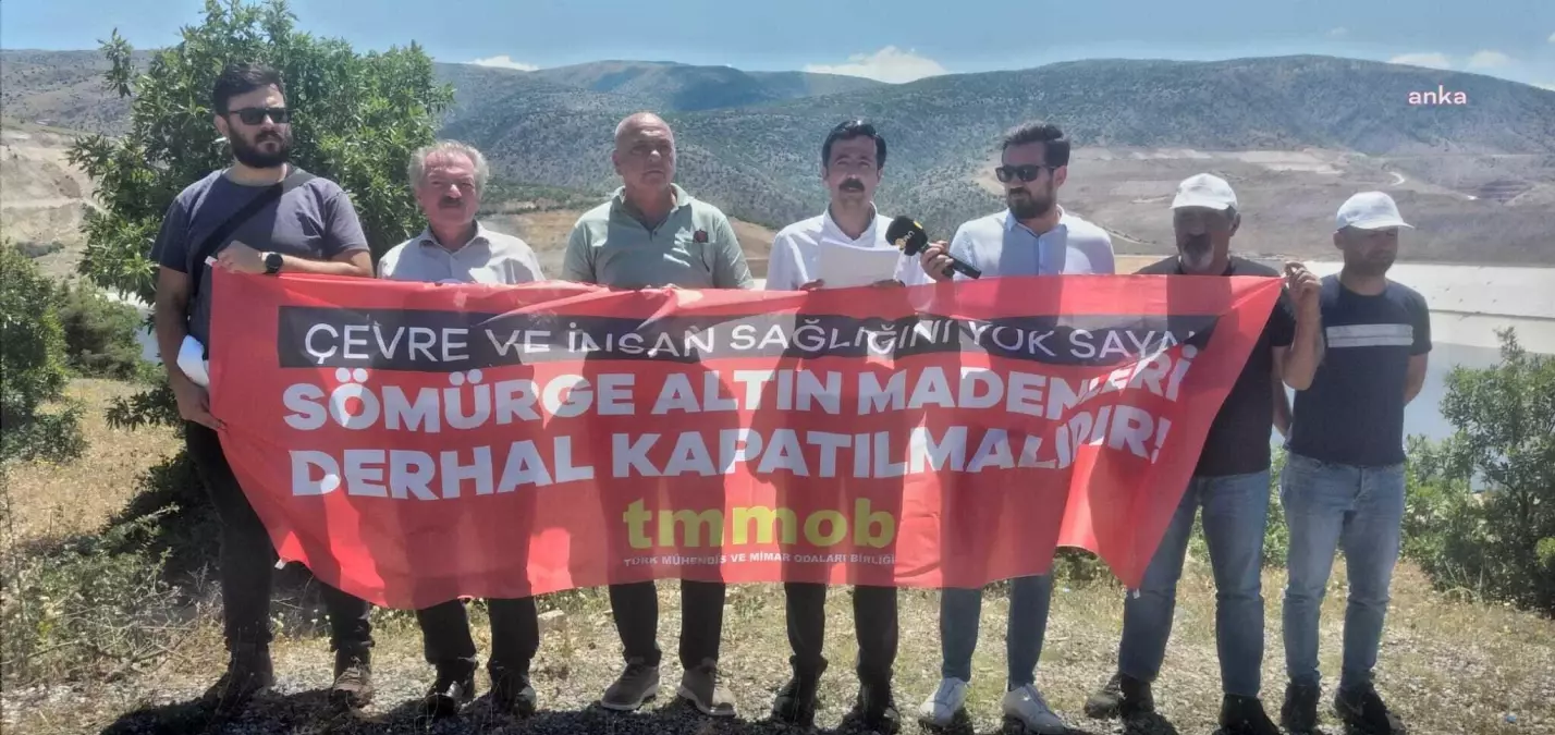 TMMOB Heyeti Siyanür Sızıntısının Yaşandığı Madende: 'İşletmenin Kapatılması Hayati Öneme Sahip'