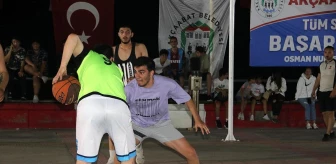 Akçaabat'ta 3x3 sokak basketbol turnuvası sona erdi