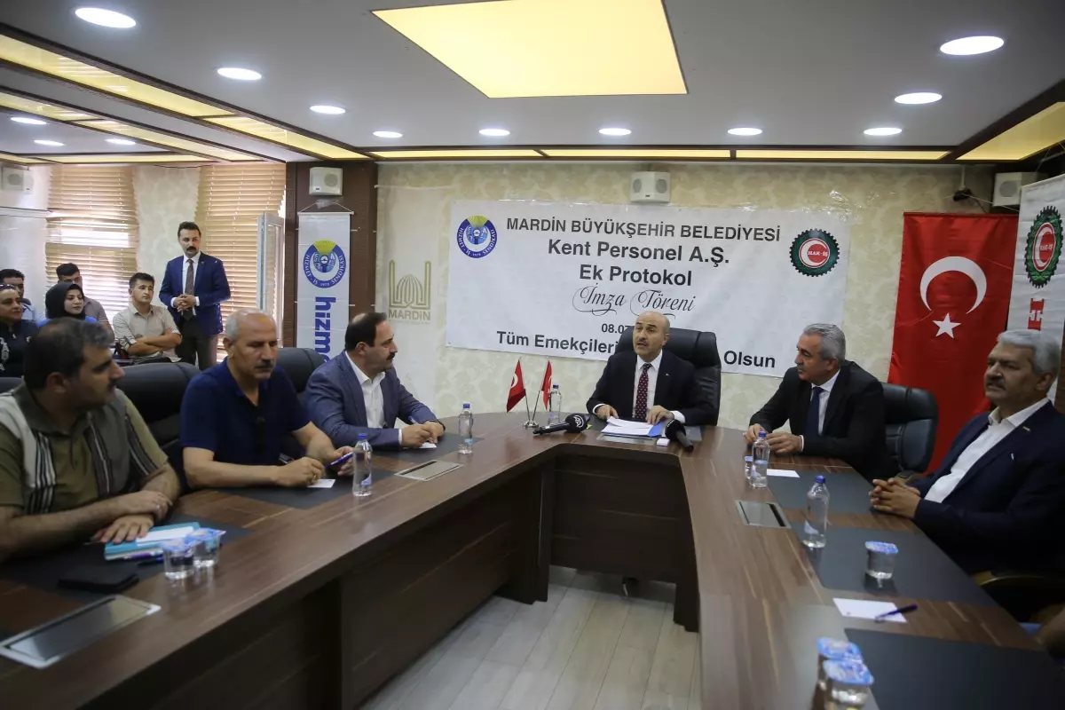 Son dakika haberleri... Mardin Büyükşehir Belediyesi'nden çalışanlara net 2 bin lira zam