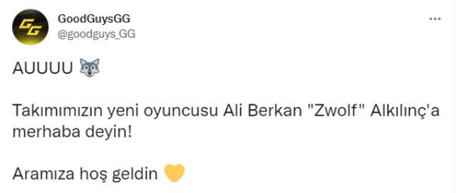 Ozan Tufan'ın espor takımı GoodGuys Esports, yeni transferini açıkladı Ozan Tufan'ın espor takımı GoodGuys Esports, yeni transferini açıkladı