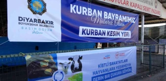 Diyarbakır'da vatandaşlar kurbanlıklarını profesyonel kasaplara emanet etti