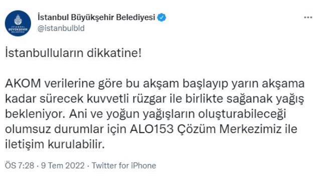 Meteoroloji saat verdi! İstanbul ve Ankara dahil 21 ile sarı kodlu uyarı
