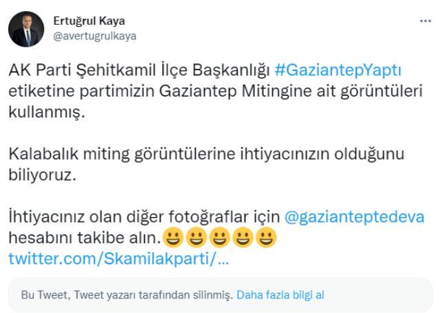 AK Partili ilçe başkanlığı, tanıtım için DEVA Partisi'nin miting fotoğrafını kullandı! Ortalık karışınca silmek zorunda kaldılar