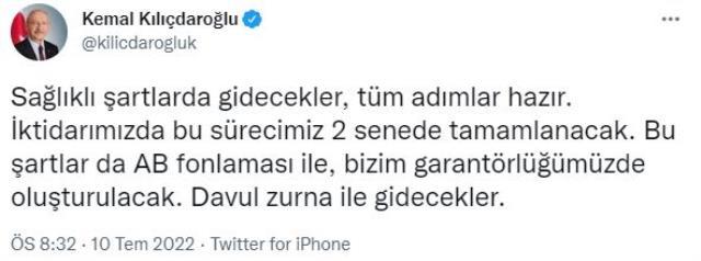 Kılıçdaroğlu, Bakan Soylu'nun 'Türkiye'de 700 bin Suriyeli dünyaya geldi' sözlerine Zafer Partisi'ne gönderme yaparak yanıt verdi