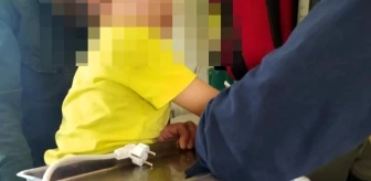 Elini kıyma çekme makinesine kaptıran 4 yaşındaki çocuk yaralandı