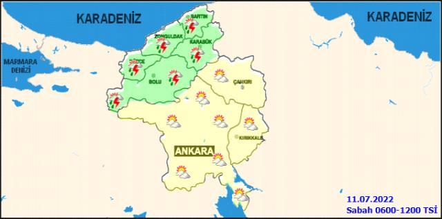 Meteoroloji Karadeniz'deki 6 ili sarı kodla uyardı! Kilometrekareye 75 kilogram yağış düşecek