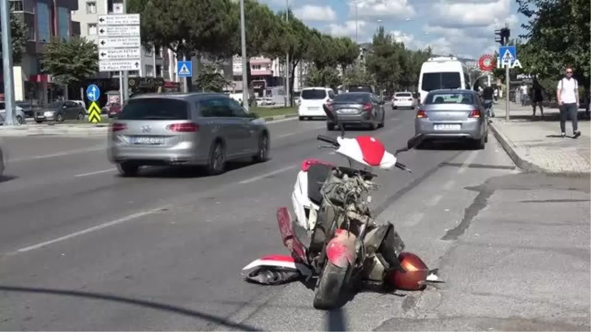 Son dakika haberleri! Otomobil ile motosiklet çarpıştı: 2 yaralı
