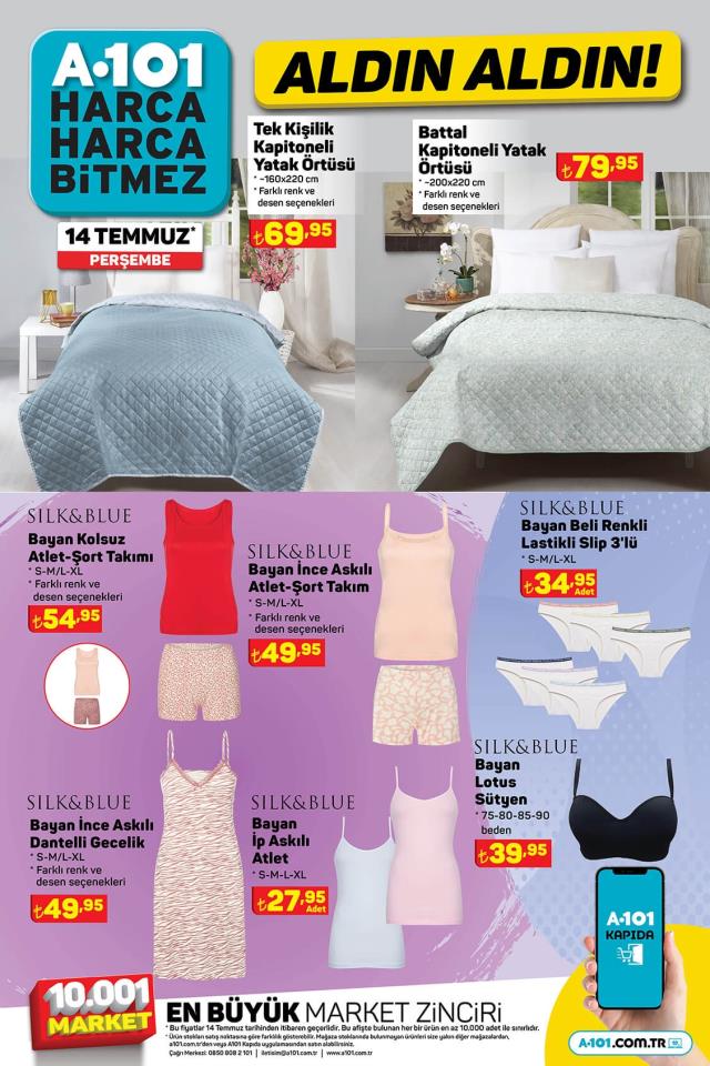 14 Temmuz A101 kataloğu: A101'e gelen ürünler! A101 bu hafta katalog ürünleri neler? A101'e gelecek ürünler ve A101 fiyat listesi...