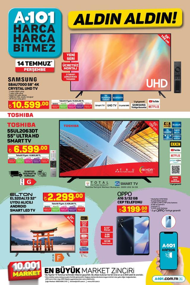 14 Temmuz A101 kataloğu: A101'e gelen ürünler! A101 bu hafta katalog ürünleri neler? A101'e gelecek ürünler ve A101 fiyat listesi...
