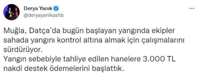 Datça ve Çeşme'de ciğerlerimiz yanıyor! İki bölgede de evler tahliye edildi Datça ve Çeşme'de ciğerlerimiz yanıyor! İki bölgede de evler tahliye edildi