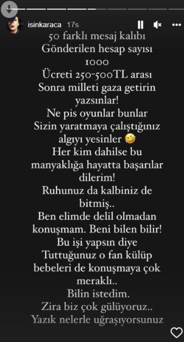 Sevgilisiyle öpüştüğü görüntüler için eleştirilen Işın Karaca, gözdağı verdi: Bendeki belgeler adam yakar