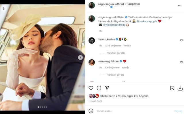 7 yıldır birlikte olan Serkan Çayoğlu ve Özge Gürel çifti evlendi 7 yıldır birlikte olan Serkan Çayoğlu ve Özge Gürel çifti evlendi