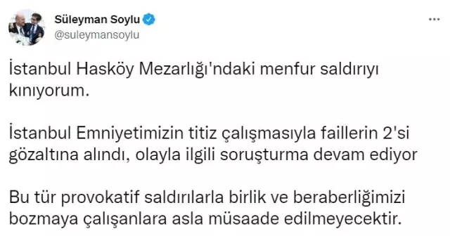 Beyoğlu'ndaki Yahudi mezarlığına çirkin saldırı, 2 kişi gözaltında