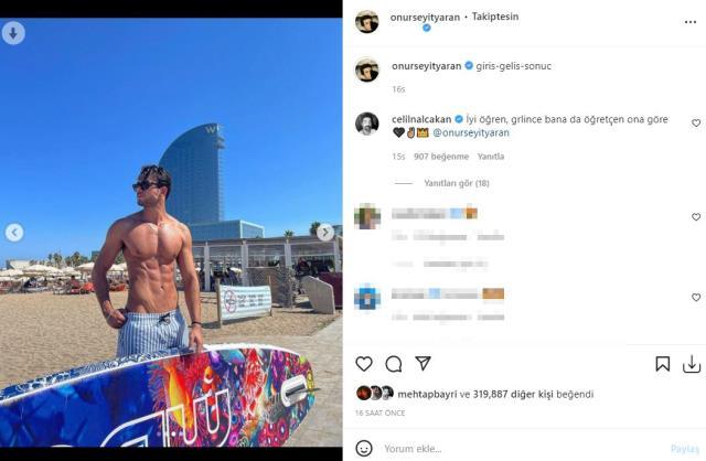 Genç oyuncu Onur Seyit Yaran, kaslı vücuduyla takipçilerinden tam not aldı Genç oyuncu Onur Seyit Yaran, kaslı vücuduyla takipçilerinden tam not aldı