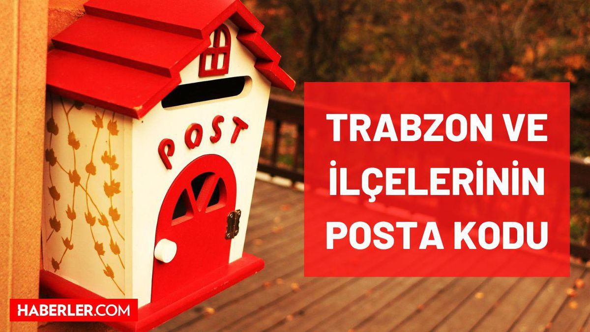 Trabzon Posta Kodu kaç? Trabzon ve ilçelerinin posta kodu kaçtır? Trabzon'un tüm ilçelerinin posta kodu numarası nedir?