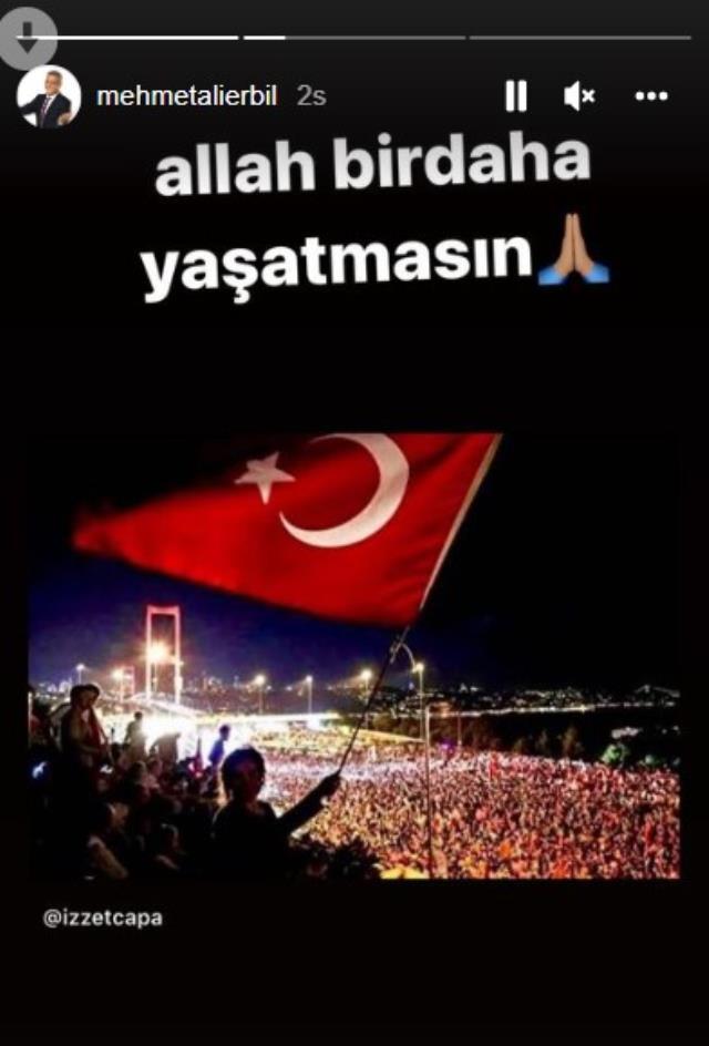 Ünlü isimlerden 15 Temmuz paylaşımları! Hep bir ağızdan aynı şeyi söylediler: Allah bir daha yaşatmasın