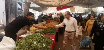 Başkan Kılınç, pazar esnafını ziyaret etti