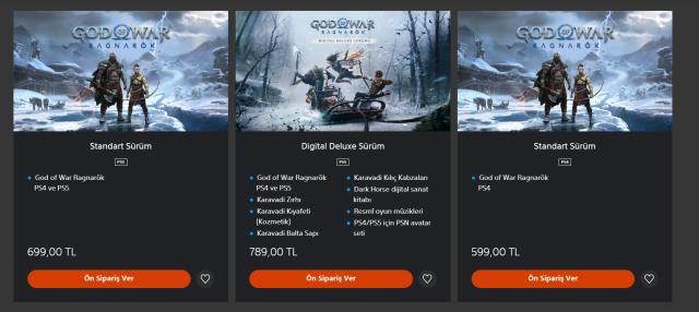God of War Ragnarök'ün Türkiye fiyatları açıklandı! God of War Ragnarök ne kadar? God of War Ragnarök'ün Türkiye fiyatları açıklandı! God of War Ragnarök ne kadar?