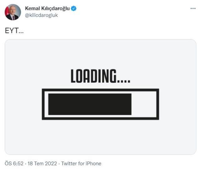 Kılıçdaroğlu'nun olay EYT göndermesine AK Parti cephesinden yanıt gecikmedi: Oyun bitti Kılıçdaroğlu'nun olay EYT göndermesine AK Parti cephesinden yanıt gecikmedi: Oyun bitti