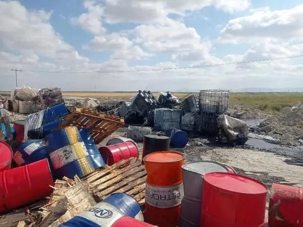 Konya'da 2 mahalleye içerisi asit dolu variller bırakıldı, 20 küçükbaş yaralandı