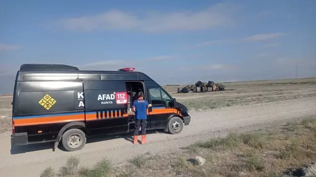 Konya'da 2 mahalleye içerisi asit dolu variller bırakıldı, 20 küçükbaş yaralandı