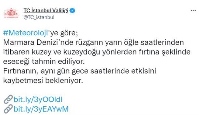 Meteoroloji ve İstanbul Valiliği'nden peş peşe uyarılar! Şiddetli fırtına geliyor Meteoroloji ve İstanbul Valiliği'nden peş peşe uyarılar! Şiddetli fırtına geliyor