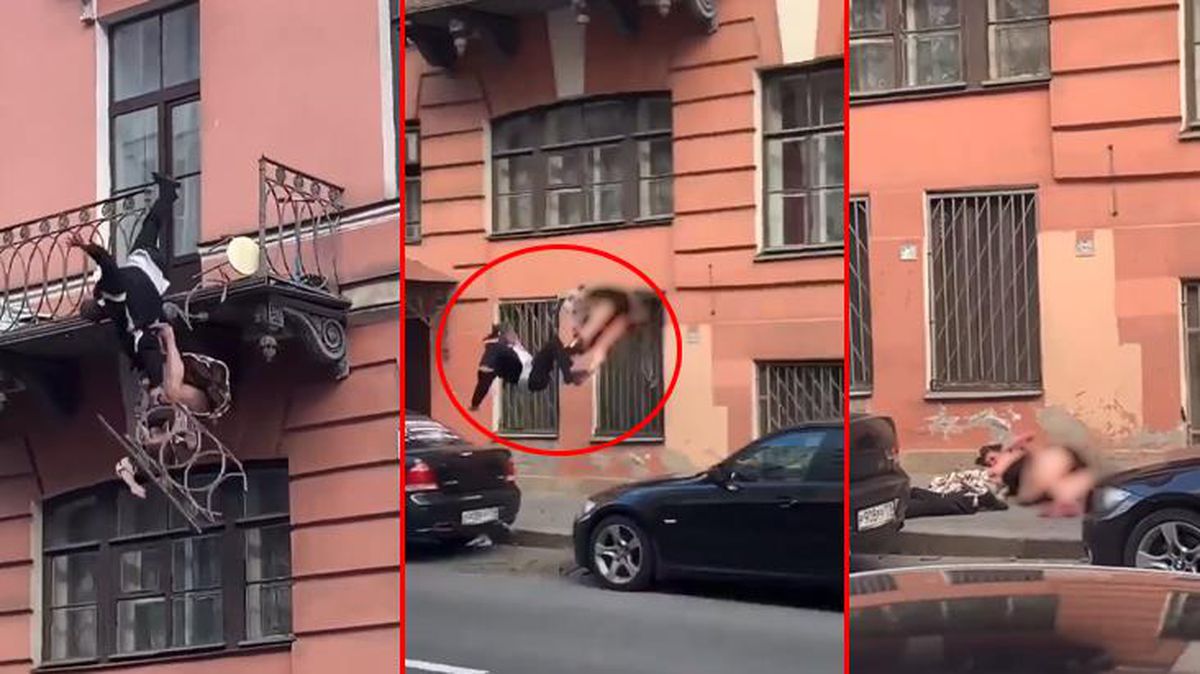 Eşlerin kavgası faciayla bitti! Parmaklık kırılınca metrelerce yüksekten yere düştüler