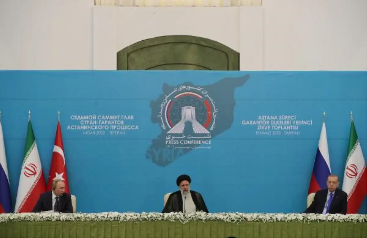 Erdoğan, Putin ve Reisi ortak basın toplantısı