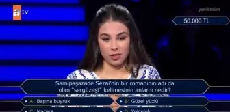 (Samipaşazade Sezai'nin bir romanının adı...) Kim Milyoner Olmak İster 20 Temmuz Sorusu Cevabı Nedir? Kim Milyoner Olmak İster 50 Bin TL'lik soru!