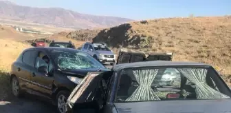 Son dakika haber! Elazığ'da iki otomobil çarpıştı: 8 yaralı