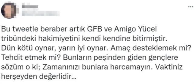 Fenerbahçe amigosu, İrfan Can Kahveci'yi tehdit etti, tepkiler sonrası yazdığı mesajı sildi