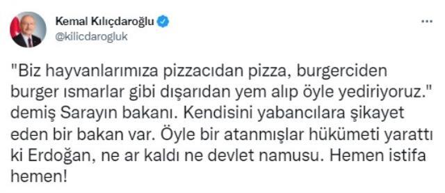 Kılıçdaroğlu'ndan sert sözler: Kendisini yabancılara şikayet eden bir bakan var, ne ar kaldı ne namus Kılıçdaroğlu'ndan sert sözler: Kendisini yabancılara şikayet eden bir bakan var, ne ar kaldı ne namus