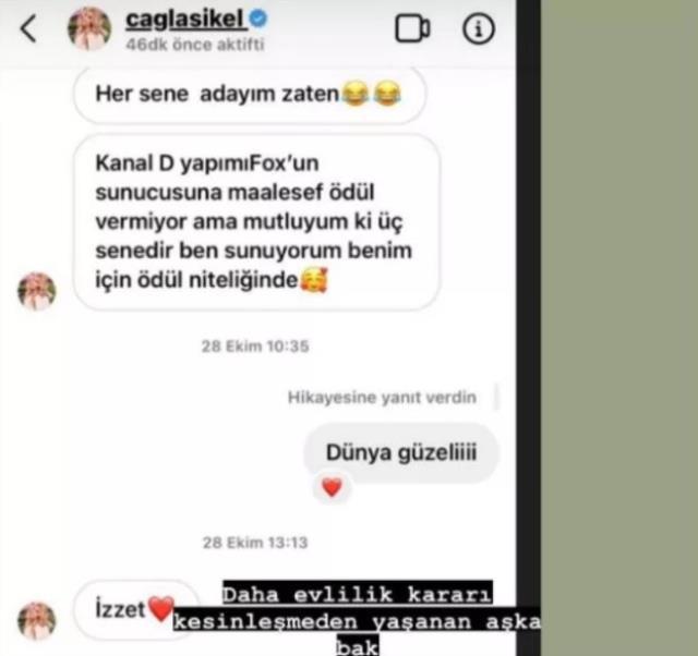 Çağla Şıkel... YASAK AŞK YAZIŞMALARI ORTAYA ÇIKTI!