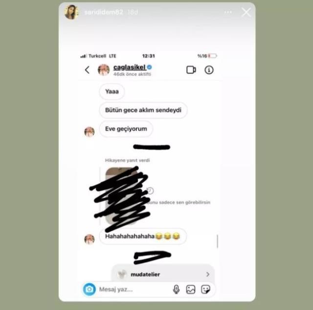 Çağla Şıkel... YASAK AŞK YAZIŞMALARI ORTAYA ÇIKTI!