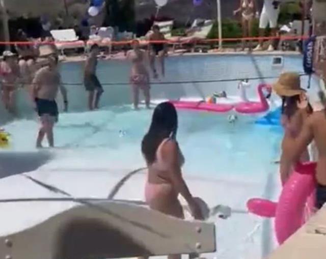 Parti sırasında tabanında açılan delikle 2 kişiyi yutan havuzun izin alınmadan yapıldığı ortaya çıktı