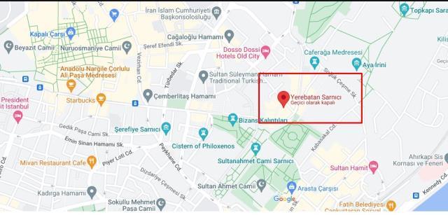 Yerebatan Sarnıcı nerede, bugün açık mı? Yerebatan Sarnıcı'na nasıl gidilir, ücretleri ne kadar? Yerebatan sarnıcı müzekart geçiyor mu?