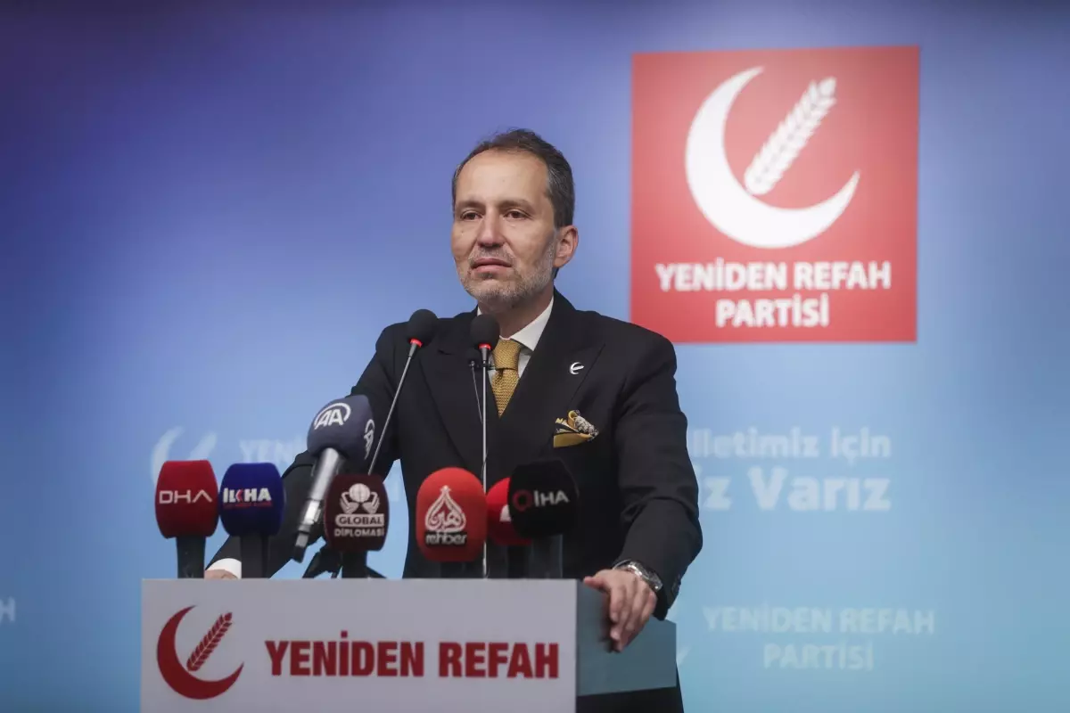 Yeniden Refah Partisi Genel Başkanı Erbakan'dan 'Milli Görüş' önerisi Açıklaması