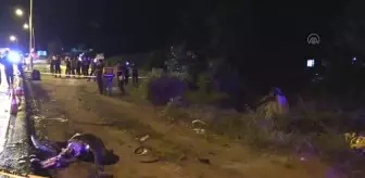 Çöp kamyonuna çarparak devrilen otomobilin sürücüsü hayatını kaybetti