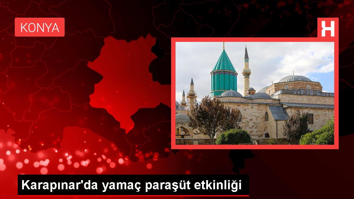 Karapınar'da yamaç paraşüt etkinliği