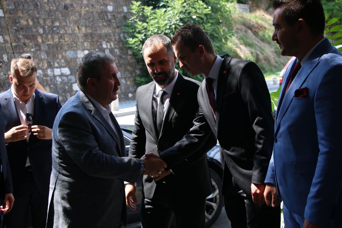 BBP Genel Başkanı Mustafa Destici, Kuzey Makedonya'da