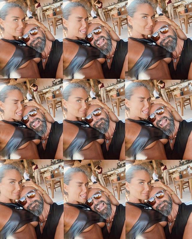 Eda Taşpınar, tanga bikinisiyle sevgilisinin sırtına atlayarak poz verdi Eda Taşpınar, tanga bikinisiyle sevgilisinin sırtına atlayarak poz verdi